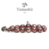 bracciale-tamashii-Agata -Rosso -Scuro-tibetano-uomo-donna-unisex