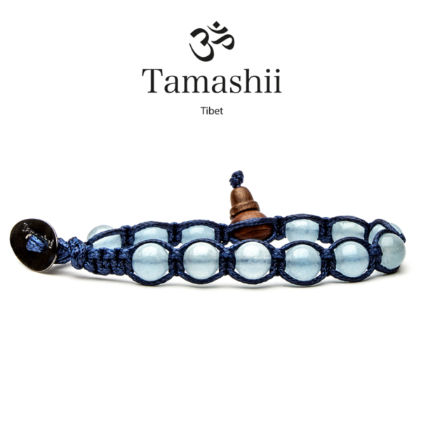 bracciale-tamashii-Giada -Azzurra - base -Blu-tibetano-uomo-donna-unisex