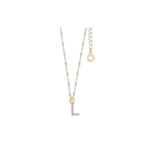 Collana-Donna-Comete-Stella-Lettera-Smalto-Argento-Alessia-Marcuzzi-Gla