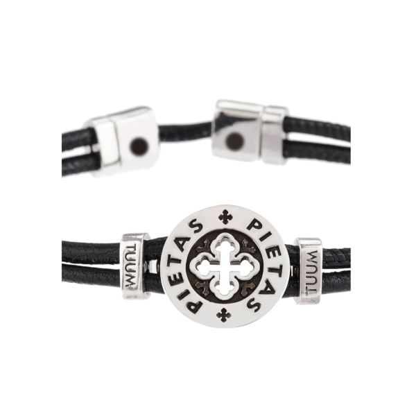 Bracciale-Tuum-Settedoni-Argento-Nappa-Nera-Dono-Pietas-BRDIP90BPND